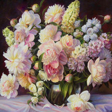 Схема вышивки «Пышный букет»