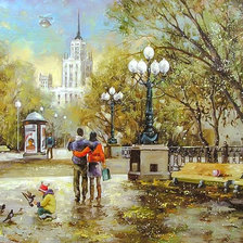 Yauzsky Boulevard.