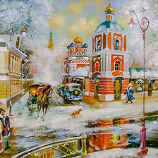 Оригинал схемы вышивки «Moscow. Pottery Rail.» (№2009390)