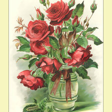 Оригинал схемы вышивки «Розы. Букет.» (№2009752)