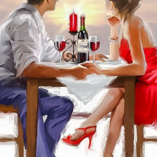 Схема вышивки «Love Dates.»