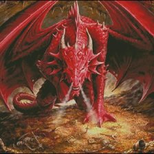 Схема вышивки «дракон»