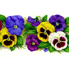 Оригинал схемы вышивки «цветы» (№2010404)
