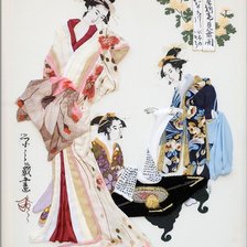 Схема вышивки «японки досуг»