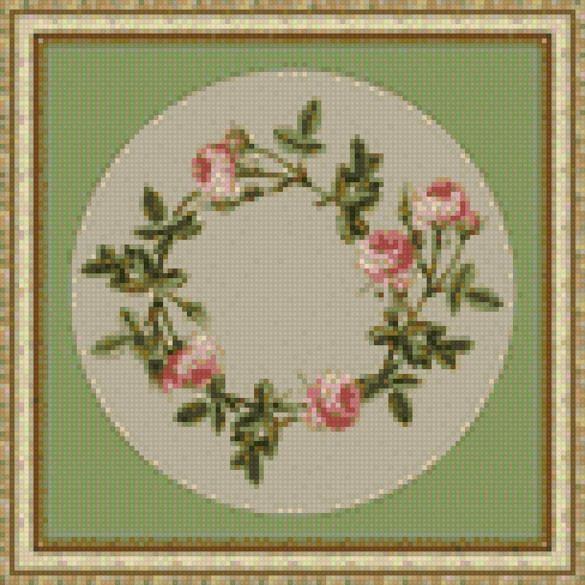 салфетка - цветы - предпросмотр