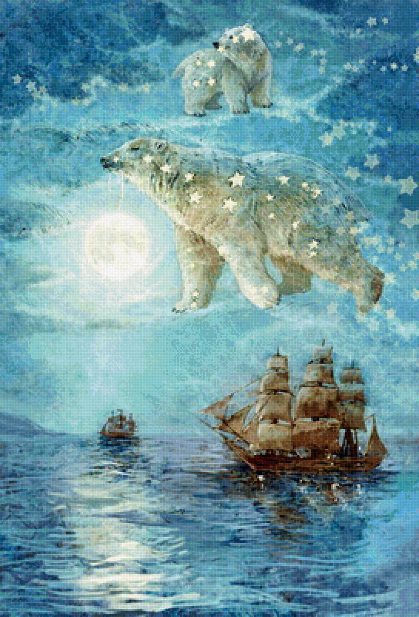 Путь домой - море, корабль, медведи - предпросмотр