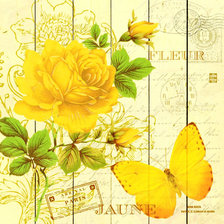 Схема вышивки «žltá ruža»