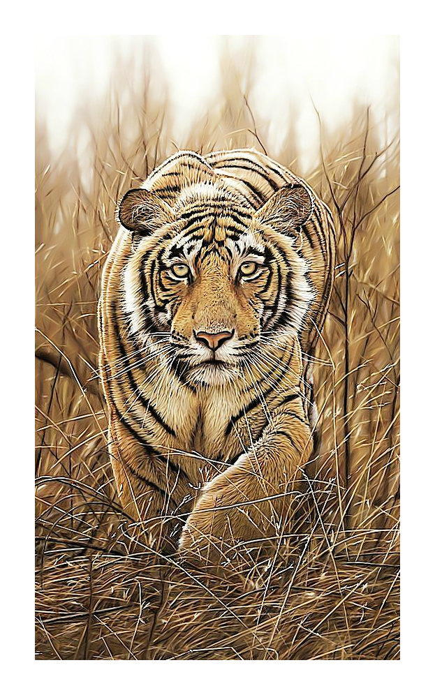 Тигр. - взгляд, тигр, животные, хищник - оригинал