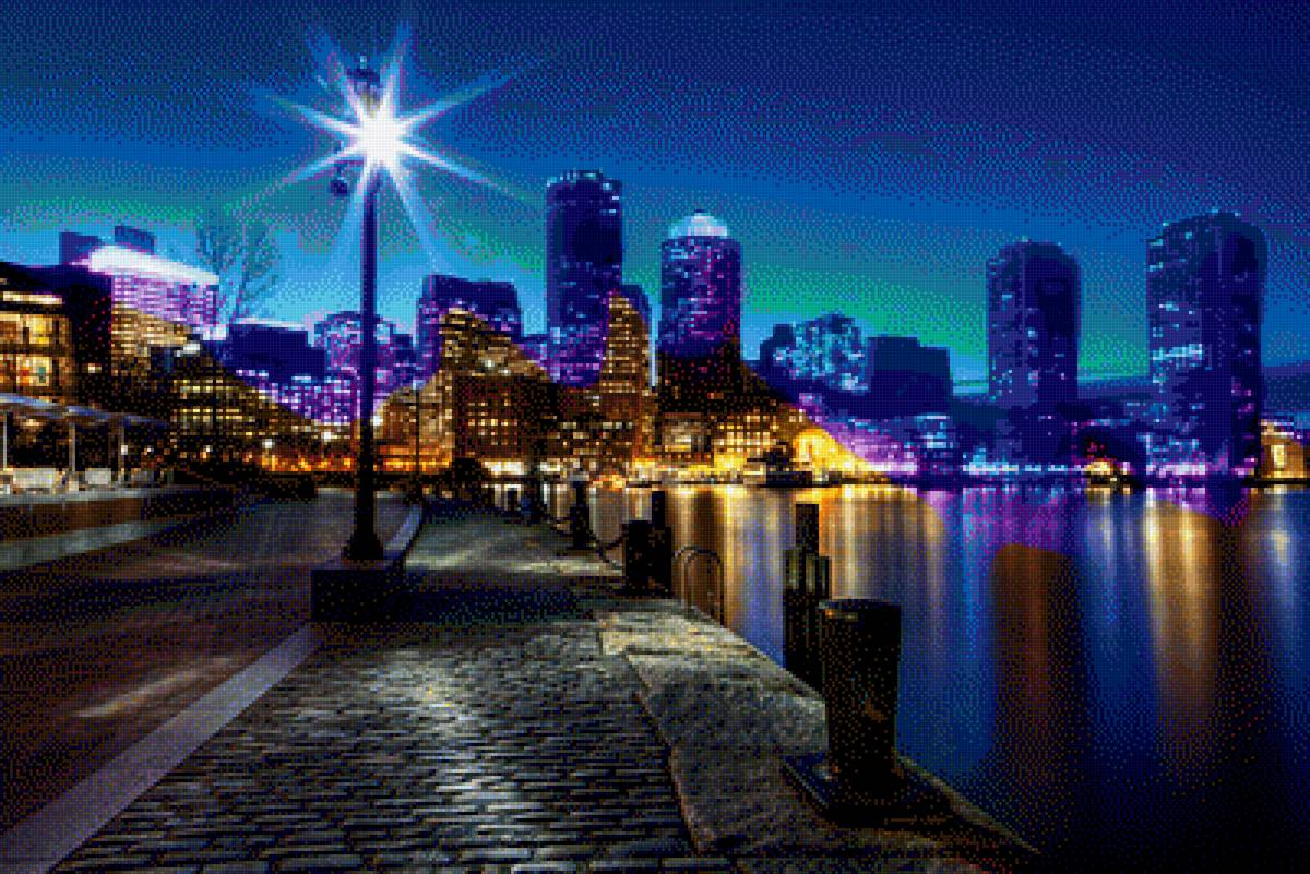 Ночной город - город - предпросмотр