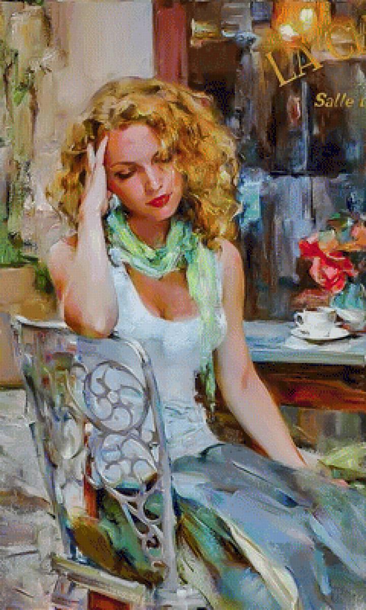 A Light Breeze. - michael and inessa garmash paintings.scenarys.ladies. - предпросмотр