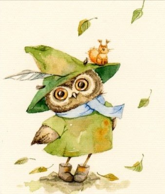 Совушка - осень, сова, совы - оригинал