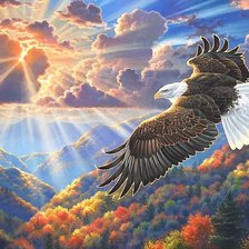 Схема вышивки «Мир птиц»