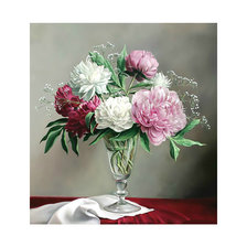 Пионы. Букет. 289/310 крестов.