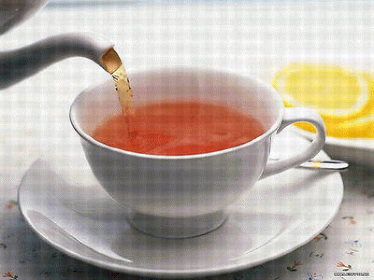 Чай с лимоном - натюрморт - предпросмотр