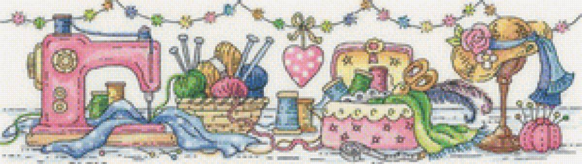 Швейная комната.Heritage H1398 - интерьер - предпросмотр