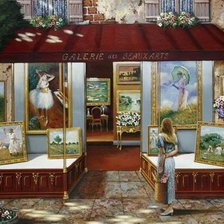 Схема вышивки «КАРТИНЫ Johnа Patrickа O’Brienа.ГАЛЕРЕЯ  BEAUXARTS»