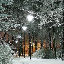 Схема вышивки «Нічна алея 2»