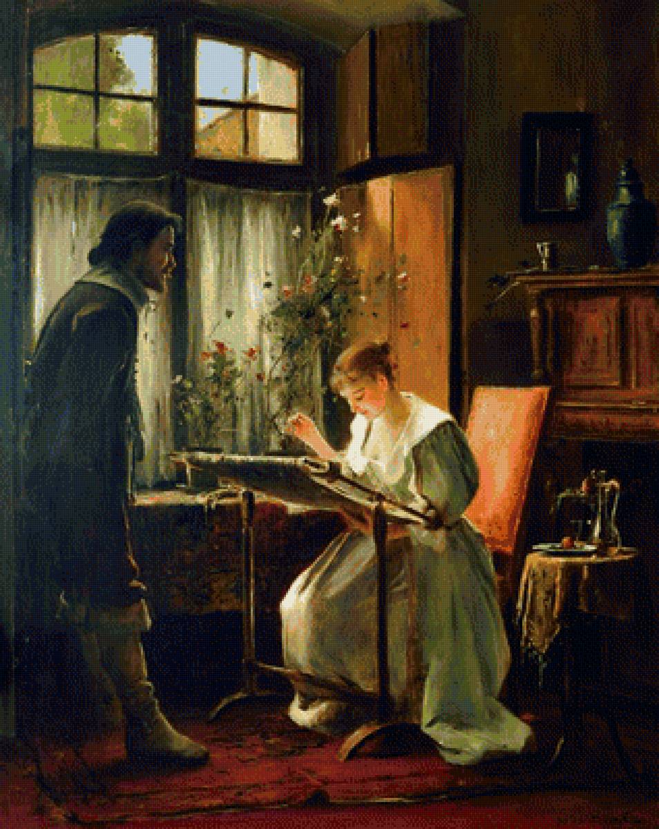 Вышивальщица - вышивальщица - предпросмотр