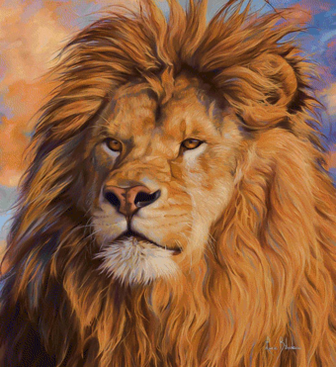 Detail of Watchful Eyes. - lucie bilodeau.animals.portraits. - предпросмотр