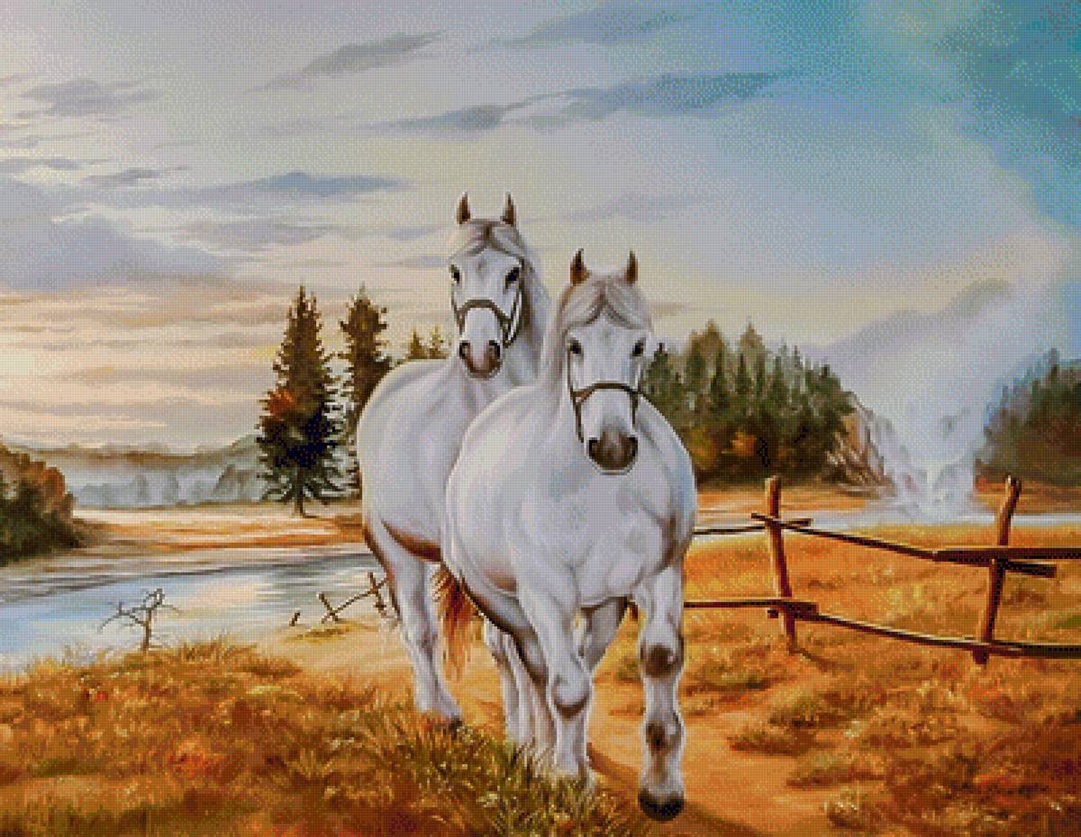 White Twins. - scenarys.animals. - предпросмотр