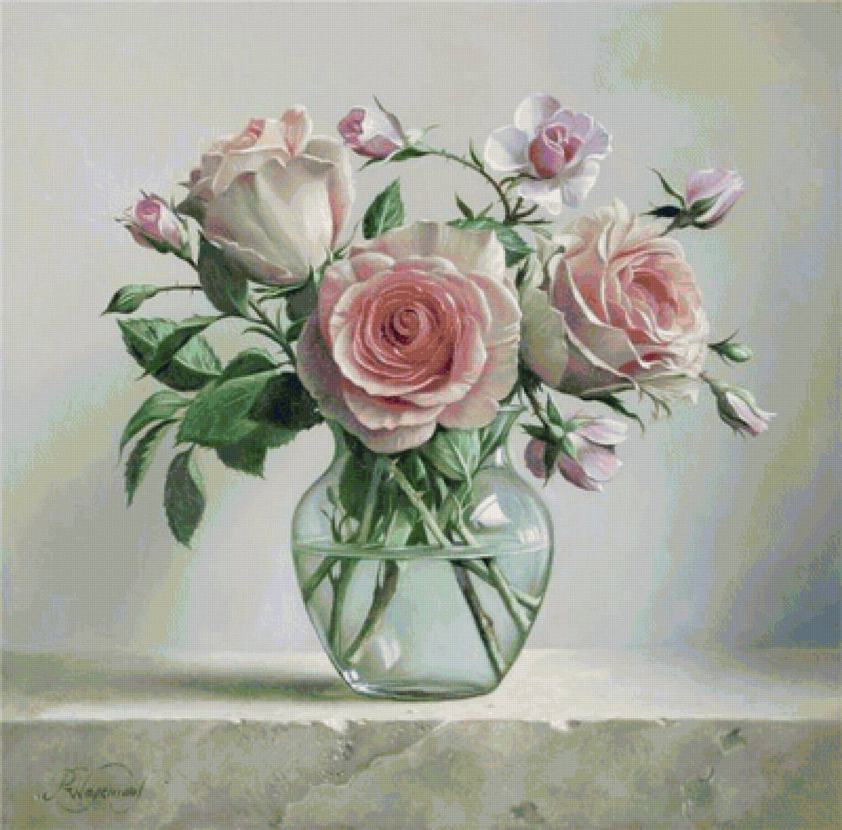 букет с розами - букет, цветы - предпросмотр