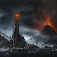 Схема вышивки «Mordor»