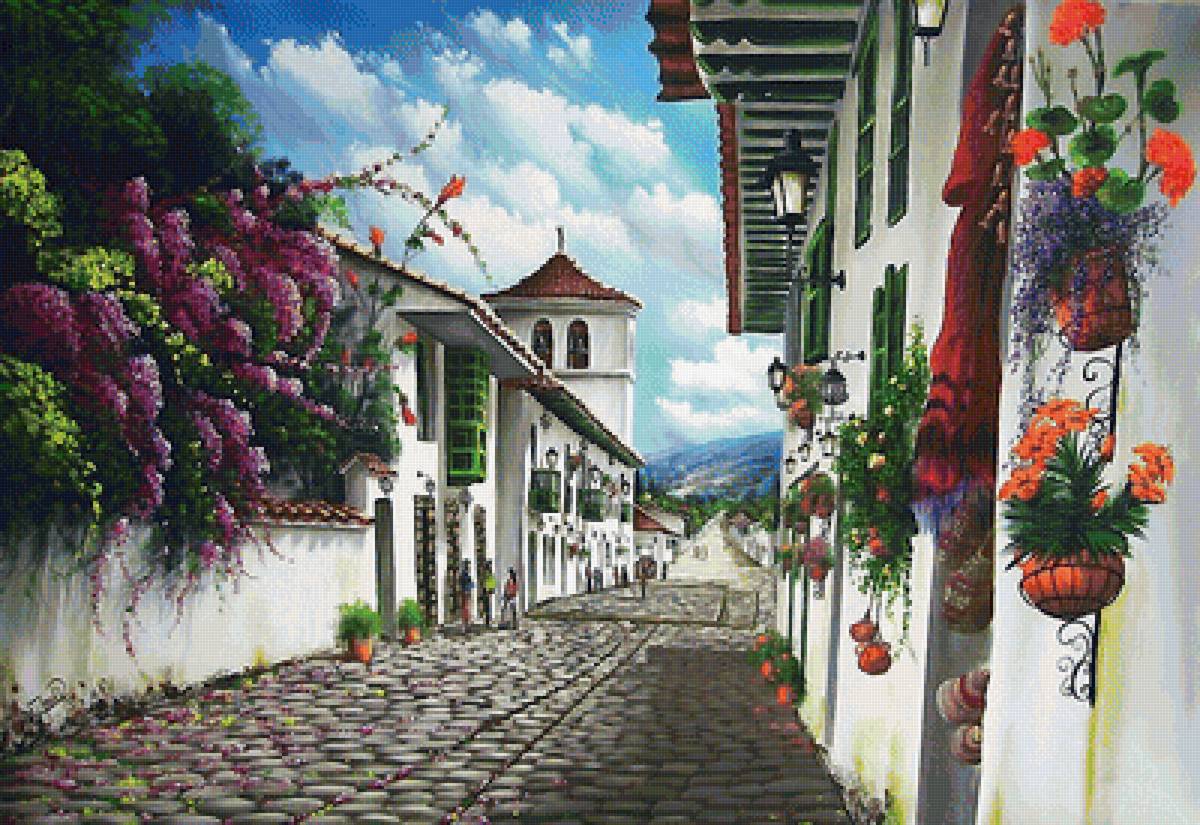 Улица, ведущая в горы - предпросмотр