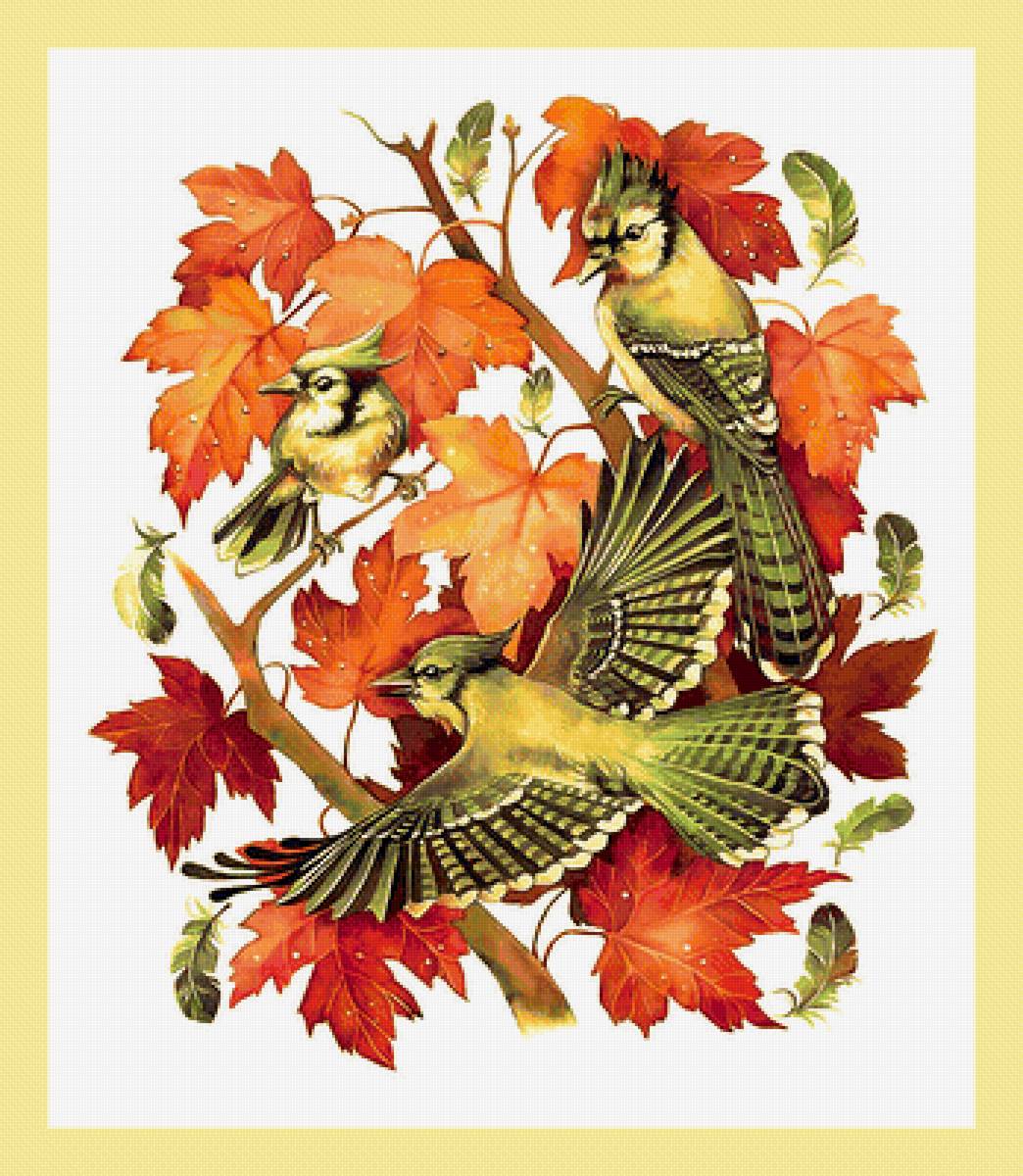 Серия "Птицы" - фауна, птицы - предпросмотр