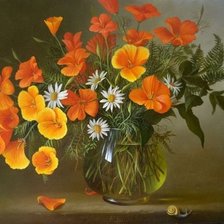 Схема вышивки «цветы»