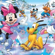 Схема вышивки «DISNEY PATINAJE»