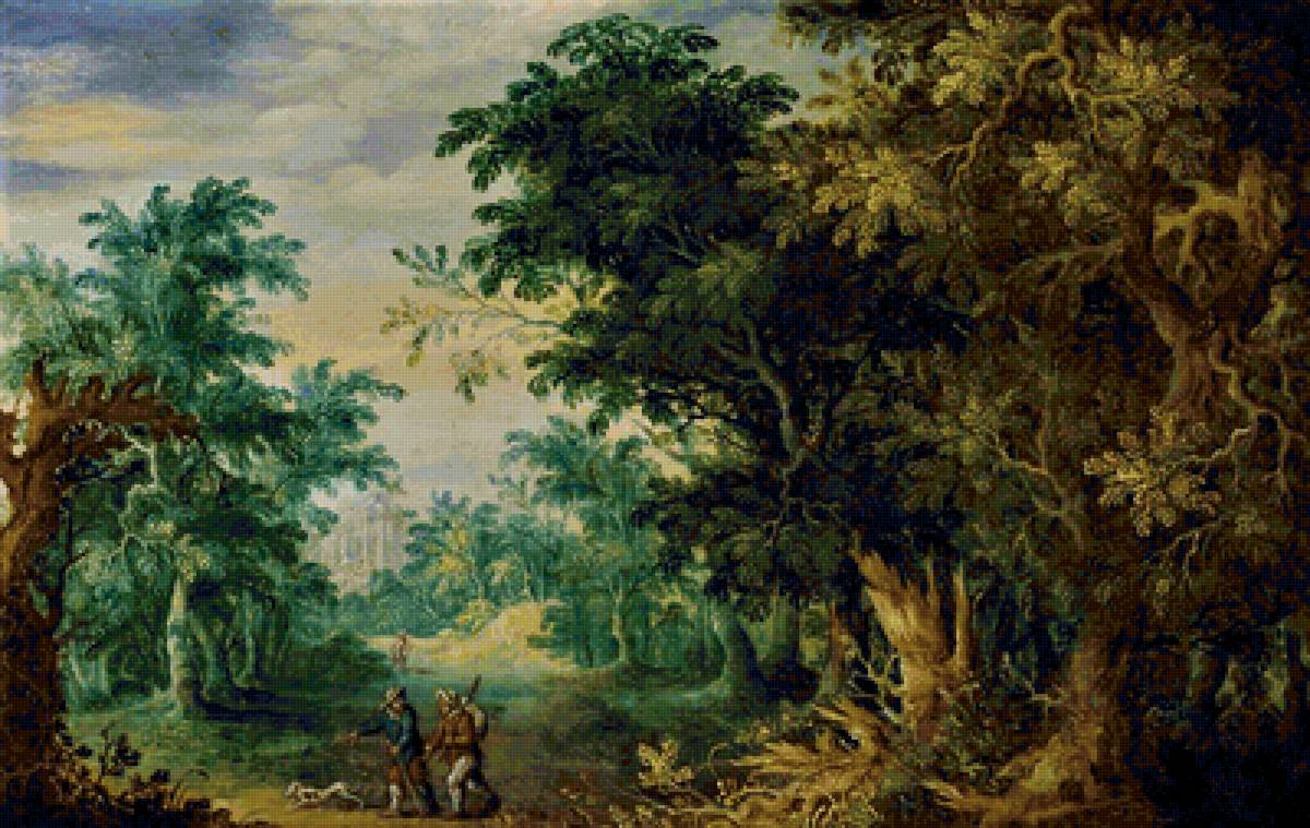 лесной пейзаж - предпросмотр