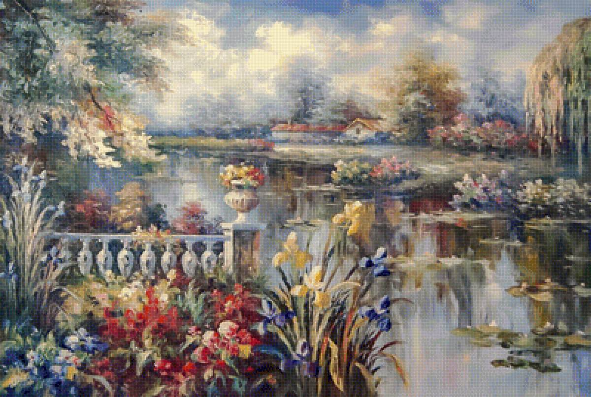 In the Park. - sceanrys.flowers and gardens. - предпросмотр