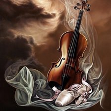 Violin & Ballet Shoe