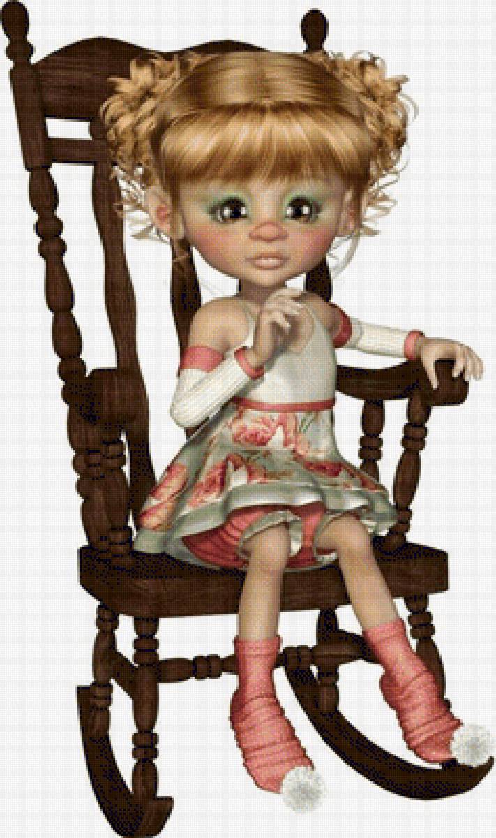 КРЕСЛО-КАЧАЛКА - дети - предпросмотр