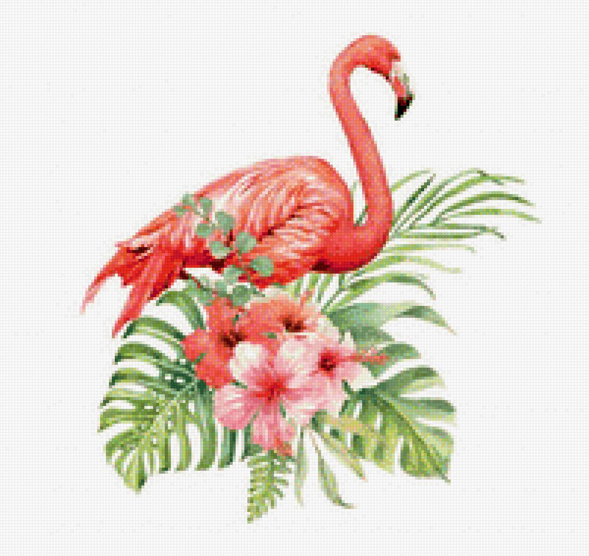 Фламинго 3 - птицы - предпросмотр