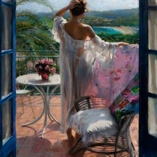 Схема вышивки «балкон»