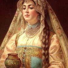 Схема вышивки «чарка меда. русские красавицы»