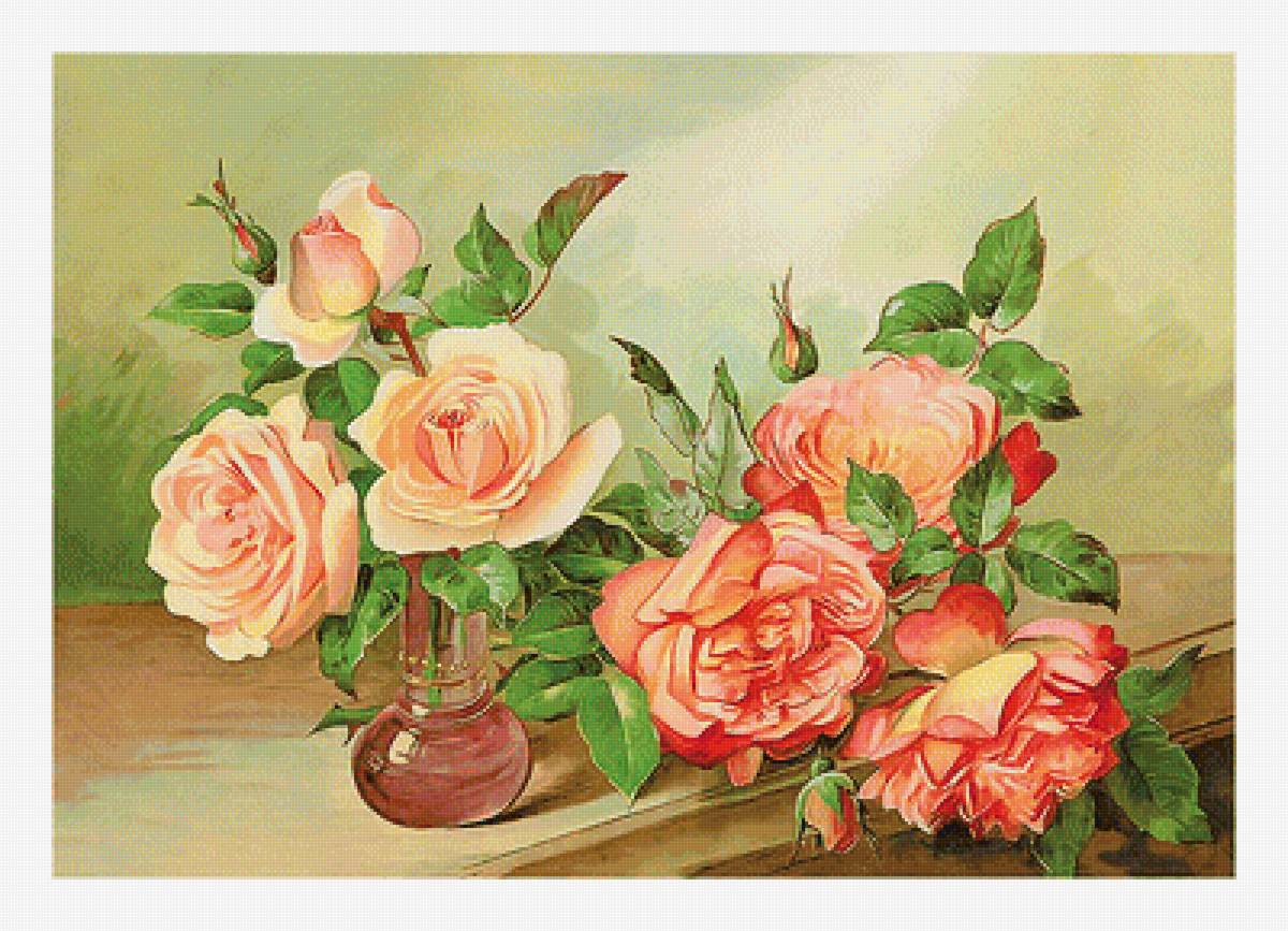 Серия "Винтаж". Розы - цветы, флора, розы - предпросмотр