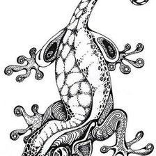 Схема вышивки «Ящерка»