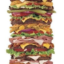 Схема вышивки «МЕГА-БУРГЕР»