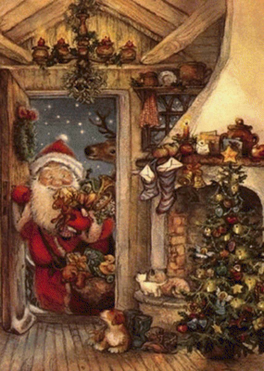 САНТА ПРИШЁЛ.Lisi Martin - новый год - предпросмотр