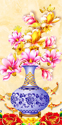 váza,kvety - оригинал