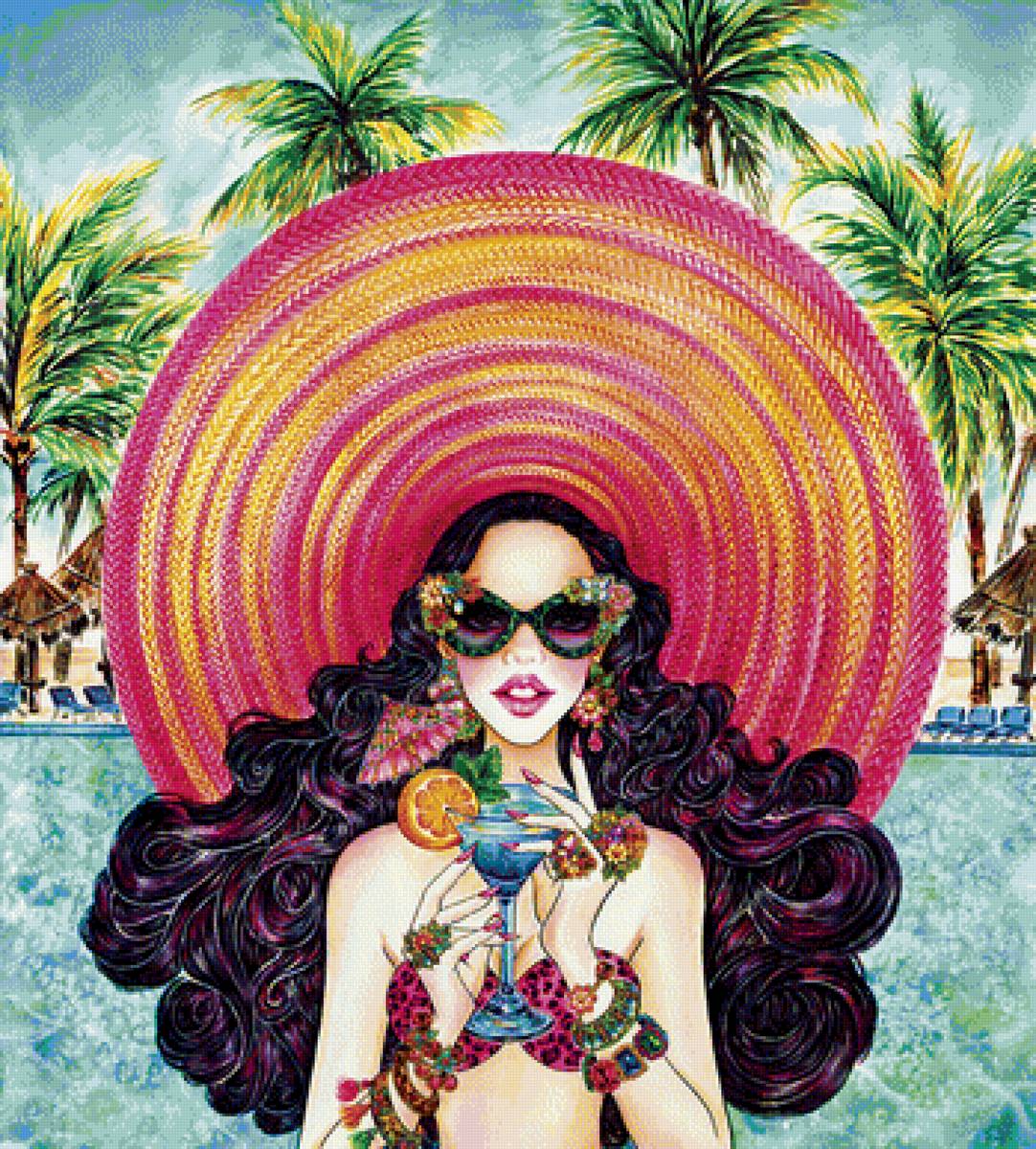 №2021333 - девушка, рисунок - предпросмотр