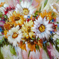 Схема вышивки «Flowers.»