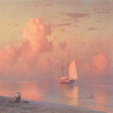 Схема вышивки «The sunset by Ivan Aivazovsky»