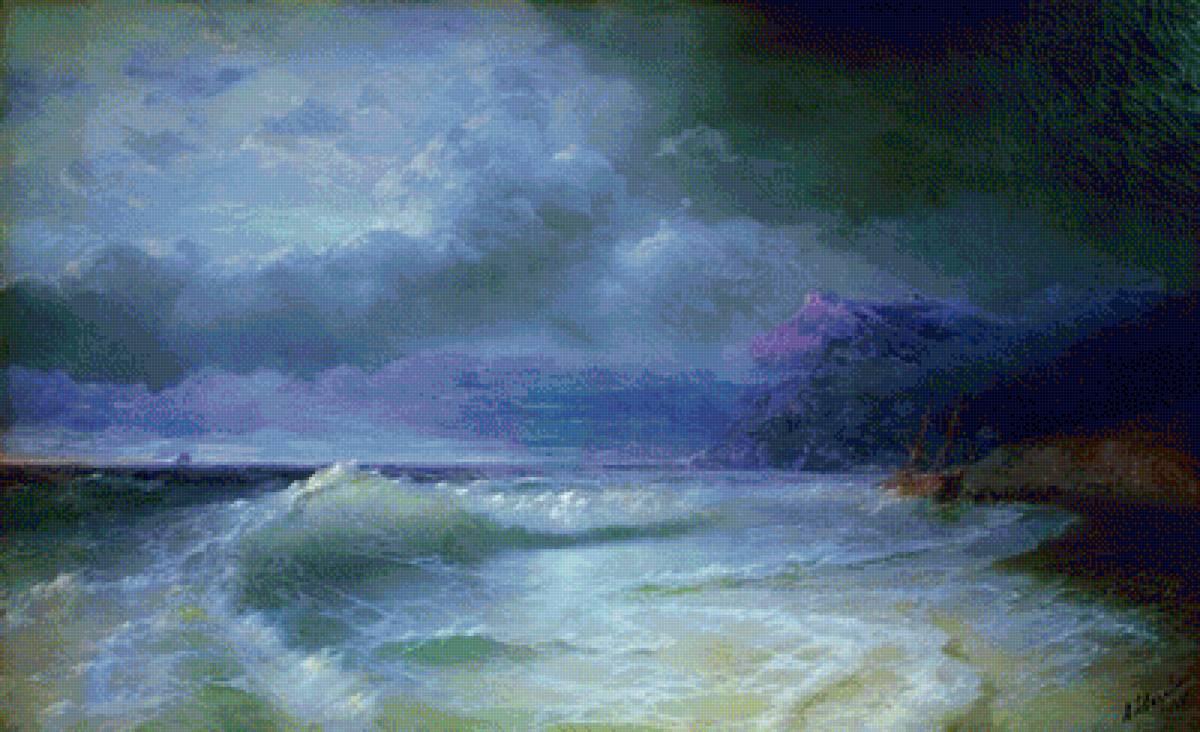 Wave by Ivan Aivazovsky , 1895 - 1895 волна, by ivan aivazovsky - предпросмотр