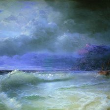 Wave by Ivan Aivazovsky , 1895