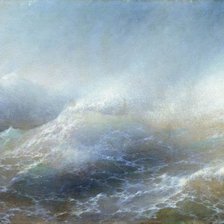Оригинал схемы вышивки «Sea view by Ivan Aivazovsky , 1895» (№2022706)