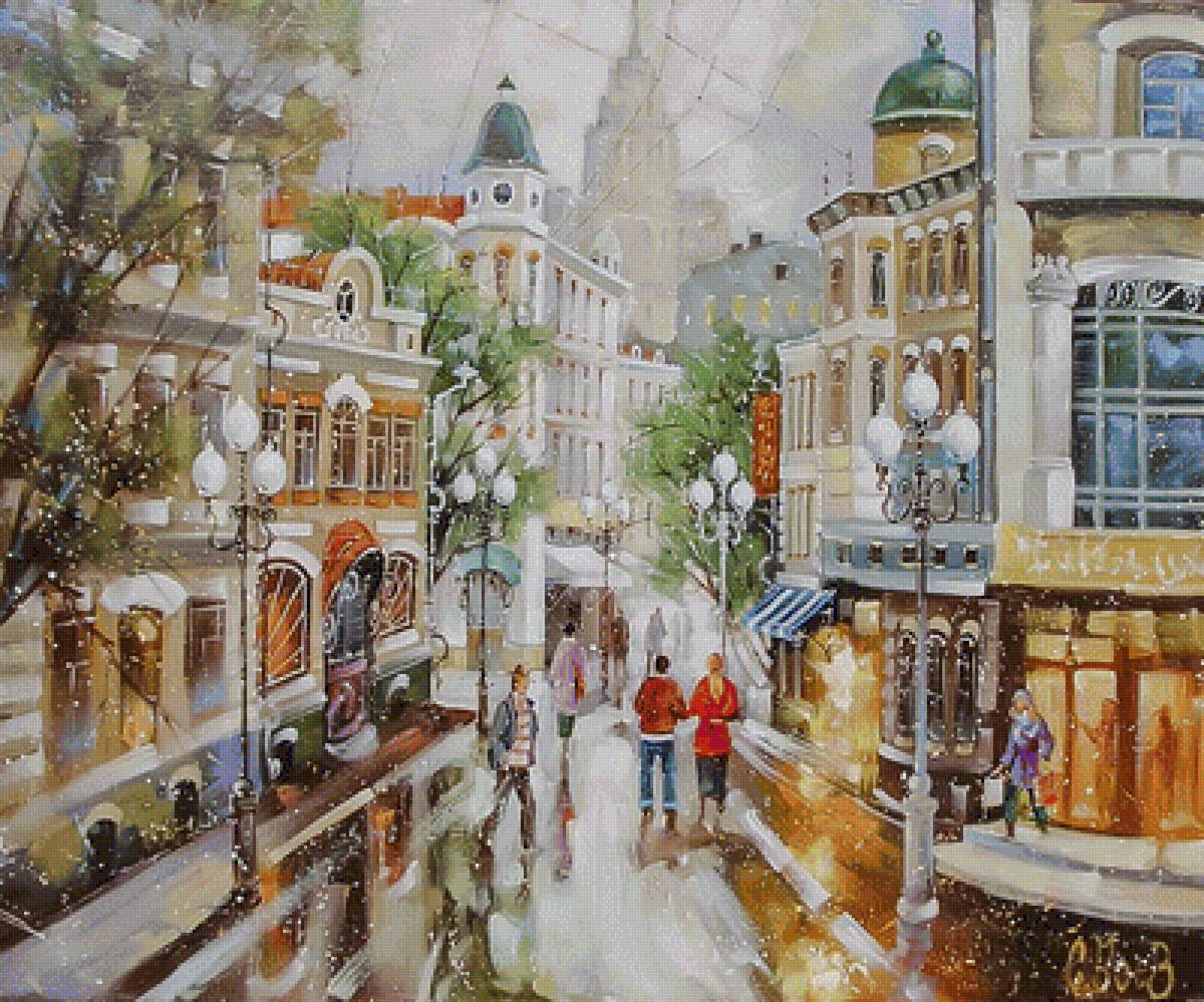 Arbat. - sergey boev paintings.scenarys.people. - предпросмотр