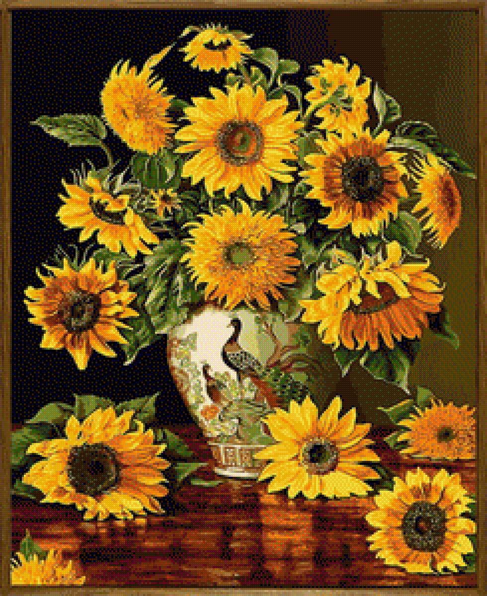 подсолнухи - подсолнухи - предпросмотр